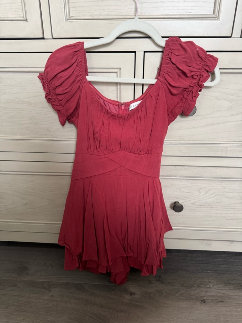 Altar'd State Rose Pink Ruched Bodice Dress